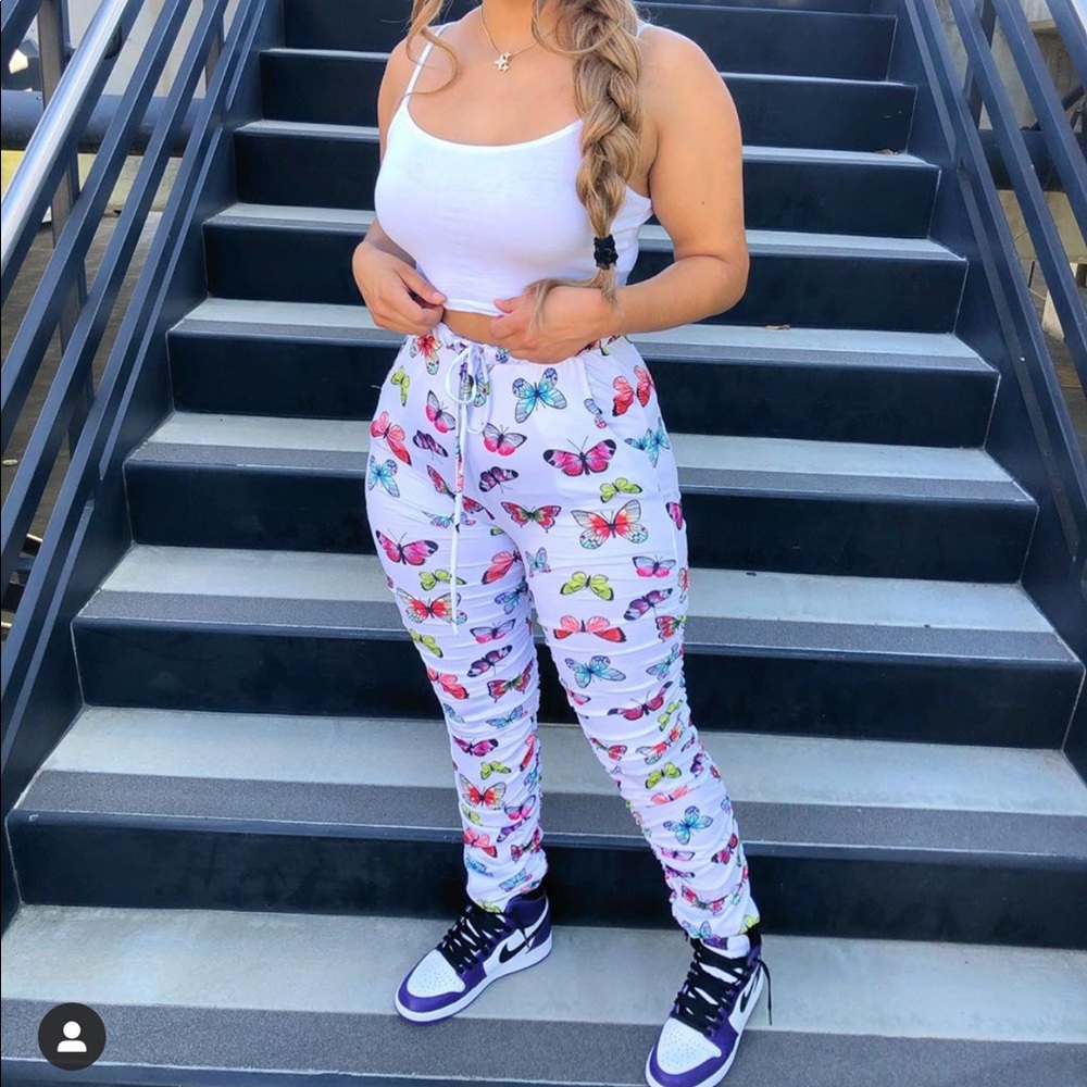 Butterfly Stacked Pants